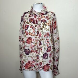 House of Harlow 1960 button top shirt top S